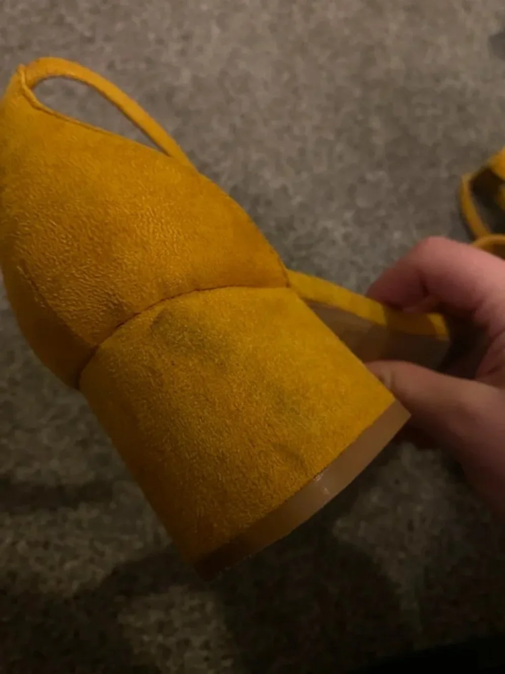 yellow heels